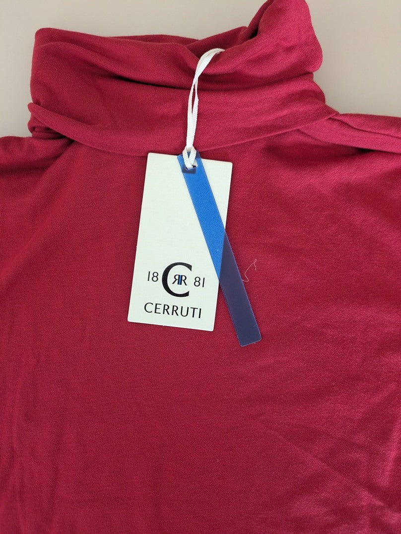Pull Col Roulé - Cerutti - Xl - Rouge - Labag-58