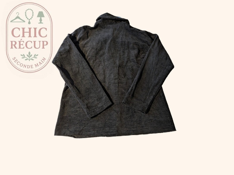 Veste En Jean Made In Italy - M - Noir - Lubel-30