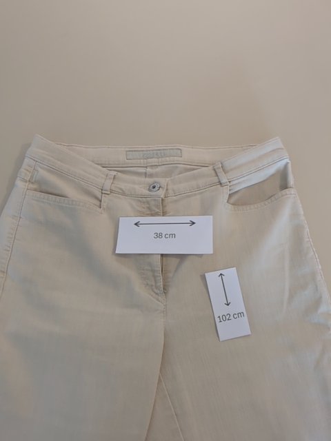 Pantalon Droit - Zerres - Fr 40 - Crème - Macar-15