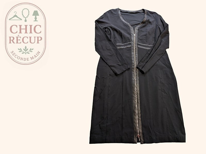 Robe Longue J.j. Garella - T 42 - Noir - Myfed-22