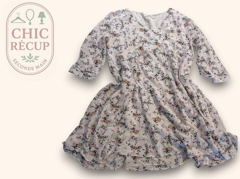 Robe Casual Seasons - M - Blanc - Lubel-24