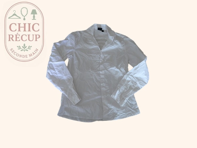 Chemise Unie Asos - Xs - Blanc - Myfed-186