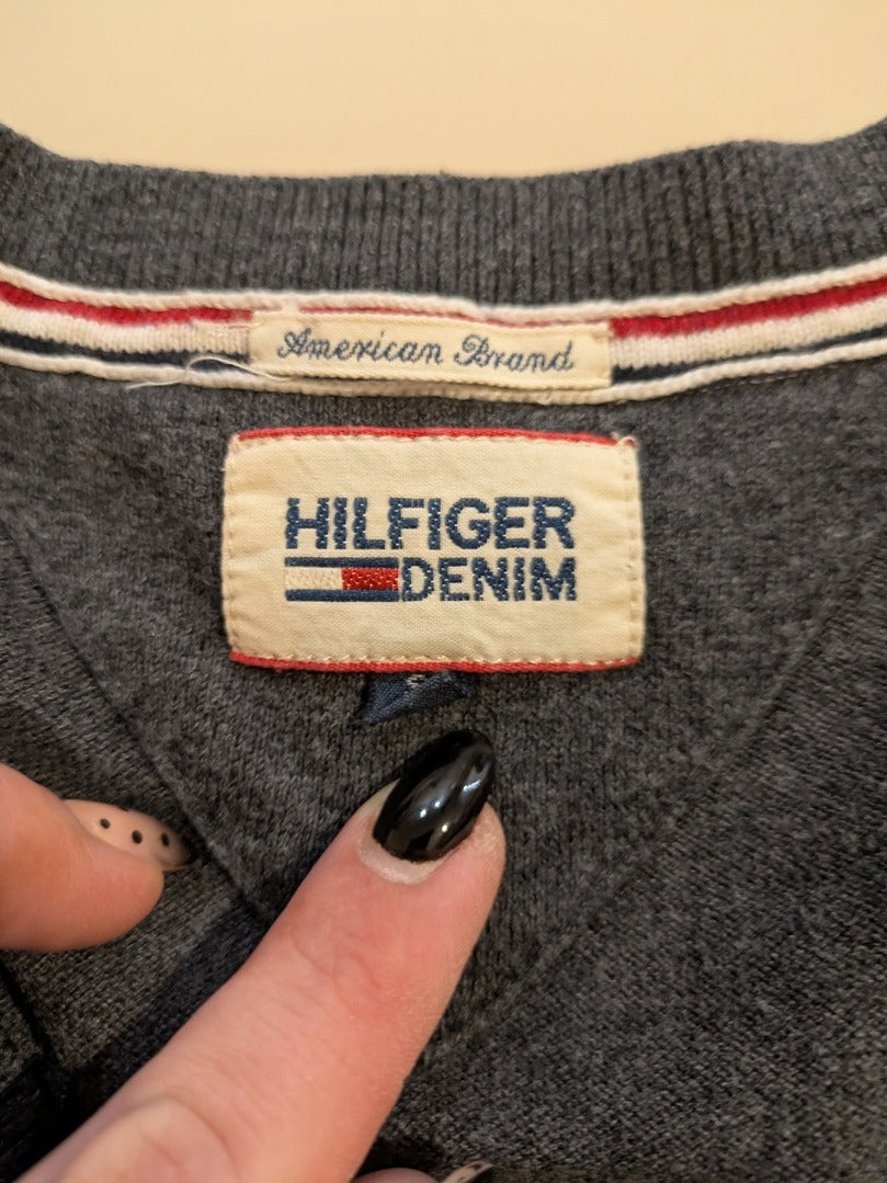 Pull Tommy Hilfiger - S - Gris - Paval-81
