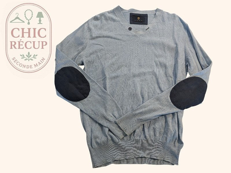 Pull Et Pull A Capuche Izac - M - Bleu Clair - Malat-36