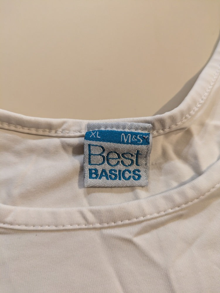 Debardeur M&s Mode - Xl - Blanc - Chpav-81