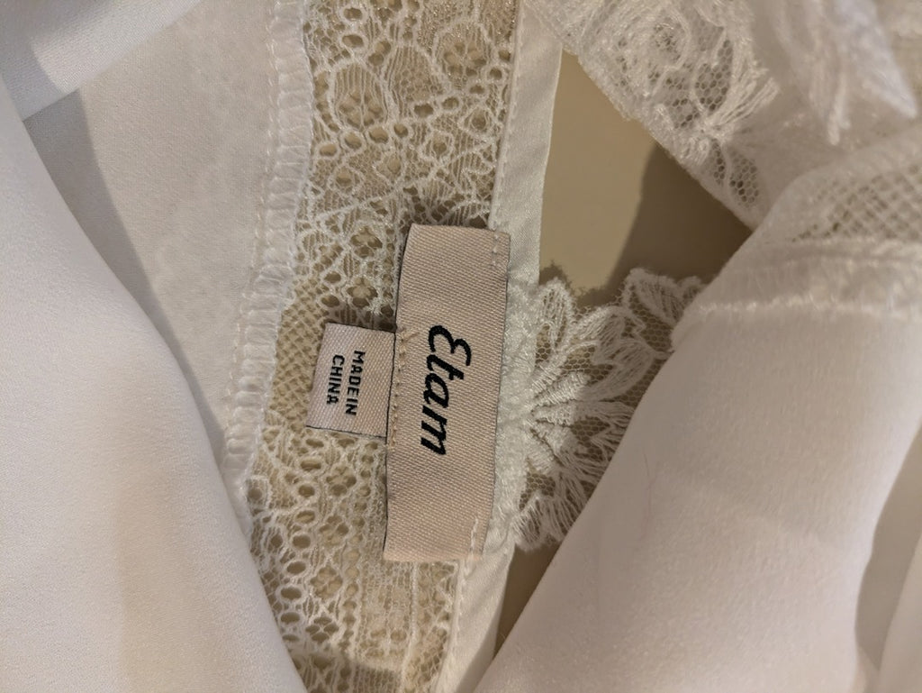Top à dentelle Etam - Xs - Blanc