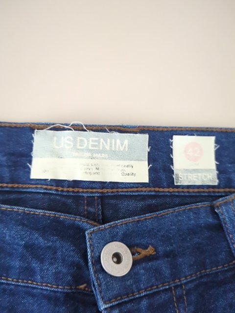 Jean droit Us Denim - 42 - bleu - stretch