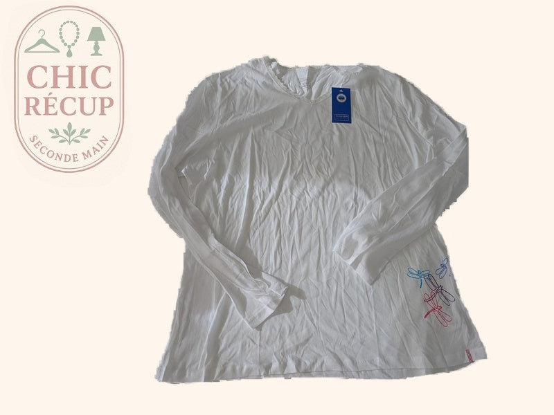 T-shirt Schiesser - Xxxl - Blanc - Labag-326