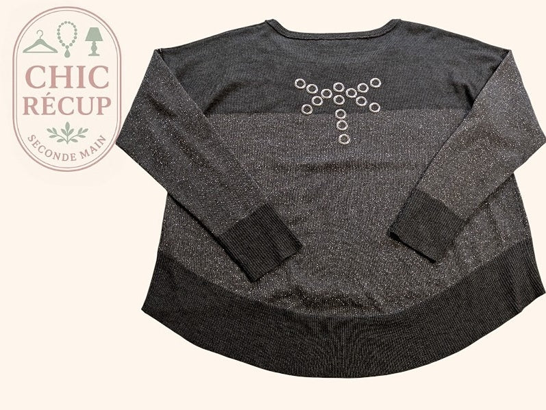 Blouse La Mode Est À Vous - 44 - Gris - Myfed-76