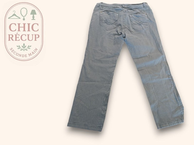 Jeans Court Promod - 38 - Menthe - Qubur-115