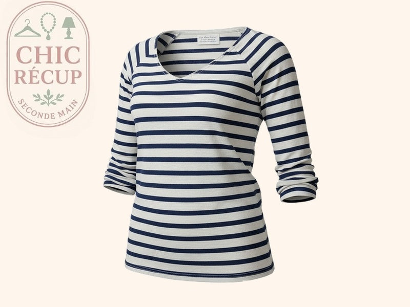 Blouse ¾ Zara - M - Blanc - Anbou-14
