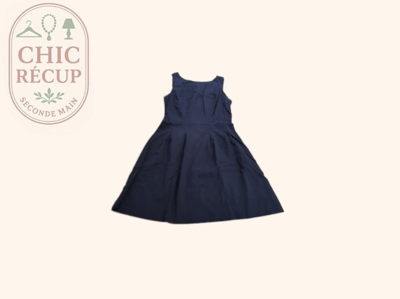 Robe Casual - Camaïeu - S - Bleu - Chiou-06