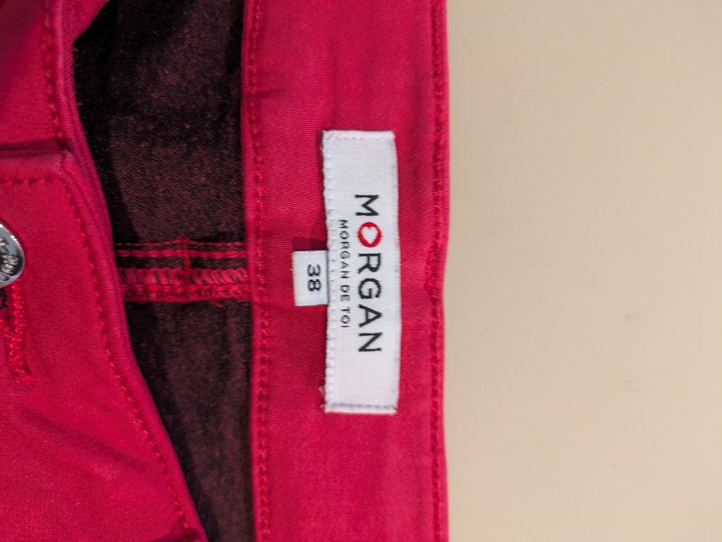 Pantalon slim Morgan - 38 - Rouge - Polia
