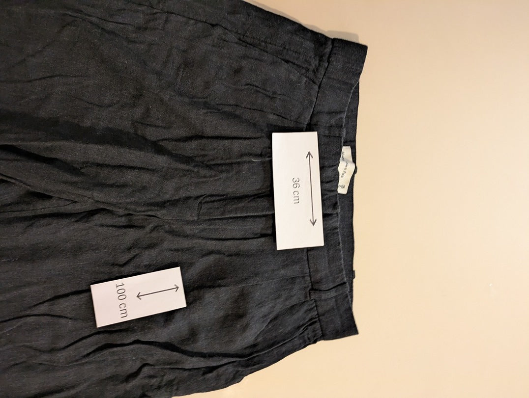 Pantalon large Abercrombie & Fitch - 34 - Noir - Lin