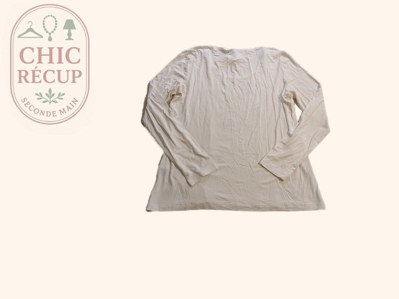 T-shirt manches longues Jette - 44 - Blanc - 4151285