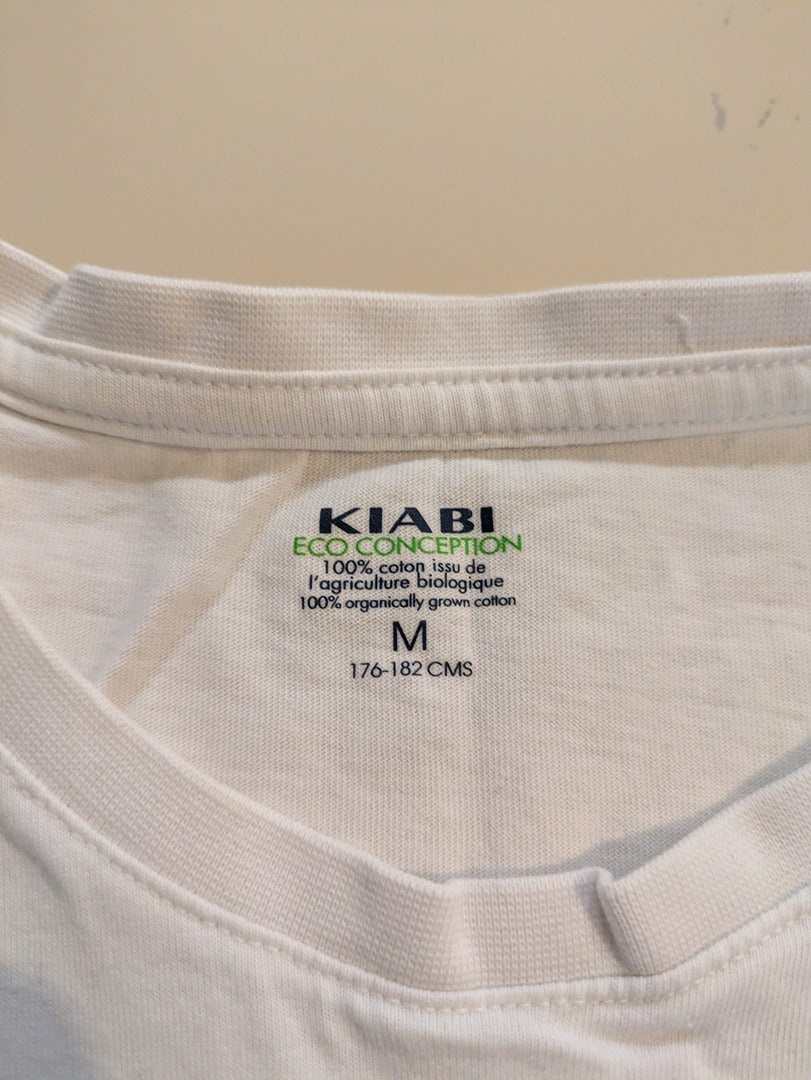 T-shirt Imprimé Kiabi - M - Blanc - Audeb-83