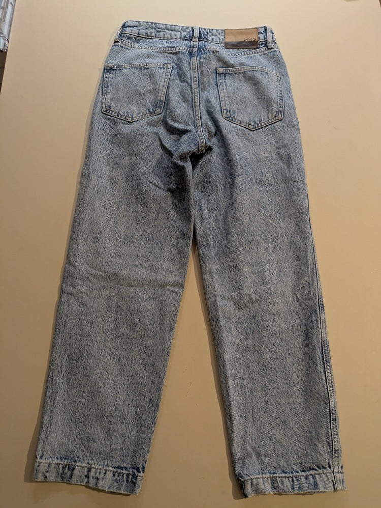 Jeans Coupe Droite Mng - S - Bleu Clair - Malab-6