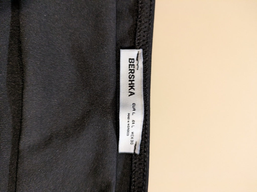 Robe Longue Bershka - L - Noir - Evvio-61