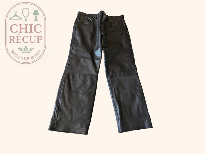 Pantalon Cuir Helstons - Xl - Noir - Brhal-127