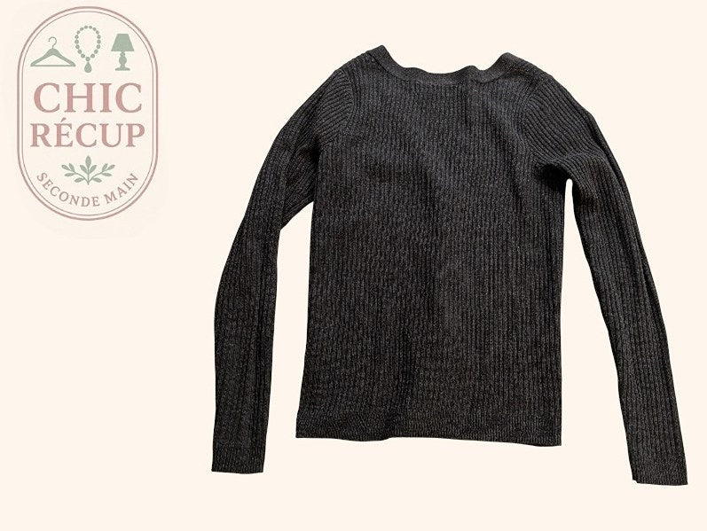 Cardigan Asos - Xs - Gris - Vabar-16