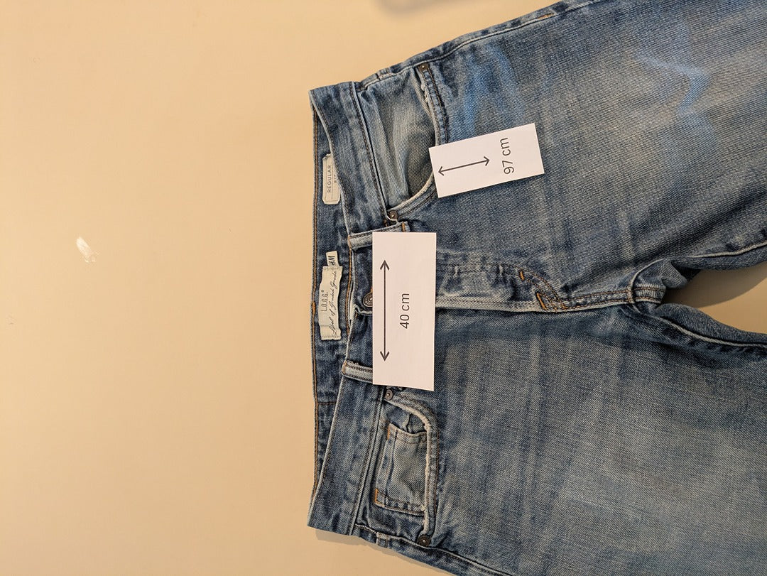 Jeans Coupe Droite L.o.g.g. - M - Bleu - Audeb-75