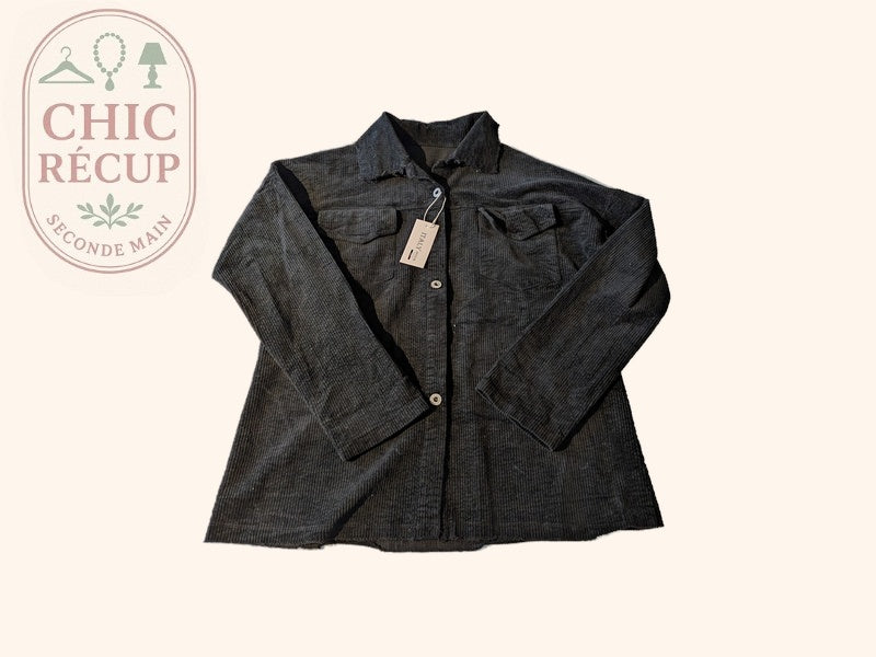 Veste En Jean Made In Italy - M - Noir - Lubel-30