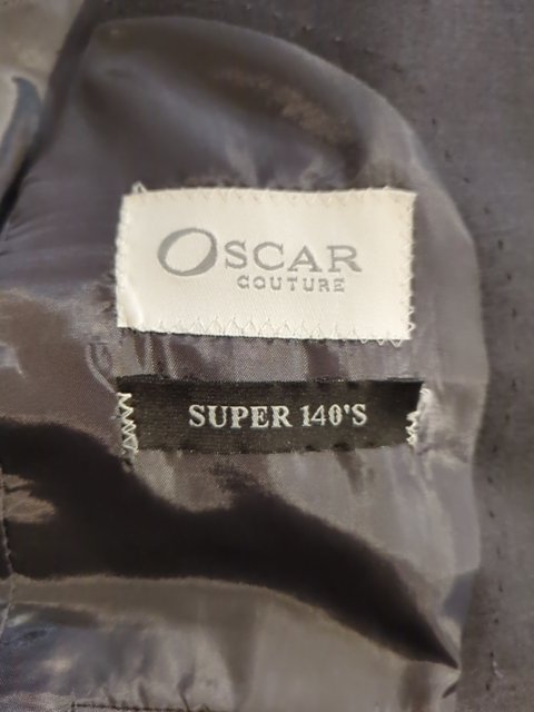 Blazer - Oscar Couture - S - Gris - Super 140's