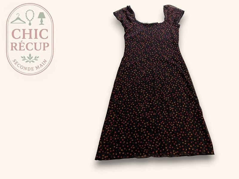 Robe Midi Etam - M - Noir - Qubur-41