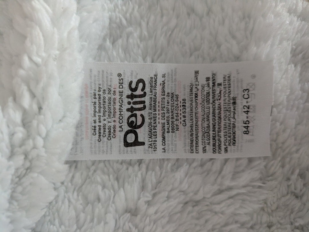 Vestes Polaire La Compagnie Des Petits - 3-6 Mois - Gris, Blanc