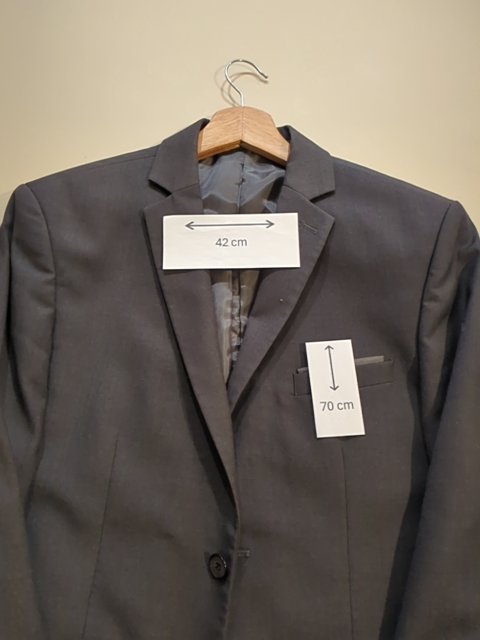 Blazer - Oscar Couture - S - Gris - Super 140's