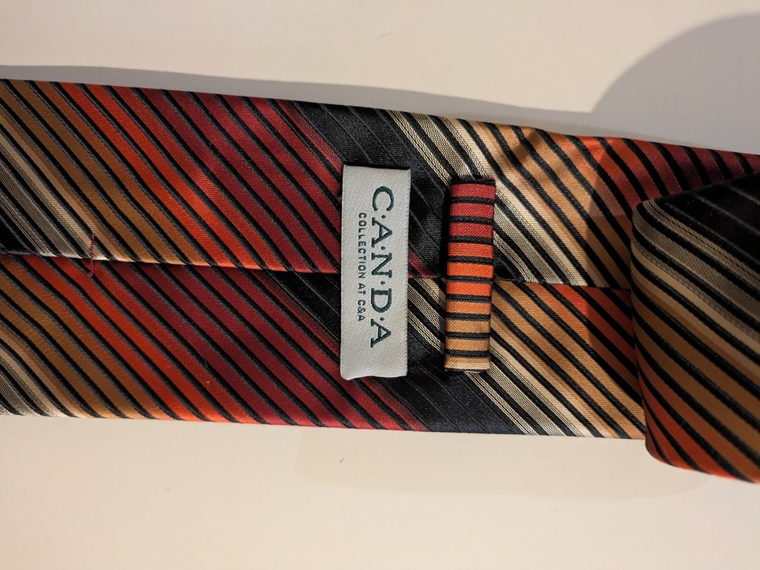 Cravate Canda - Taille Unique - Orange - Phleg-29