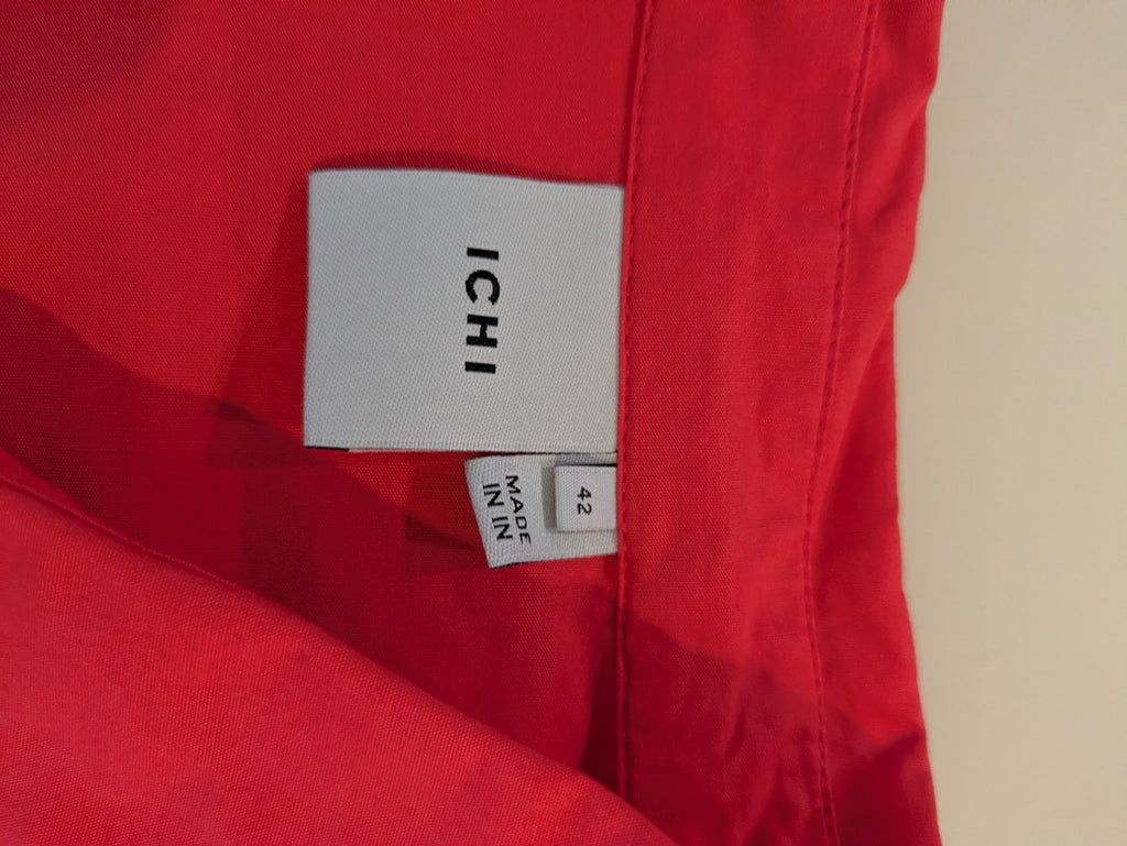 Robe Midi Ichi - 42 - Rouge - Myfed-164