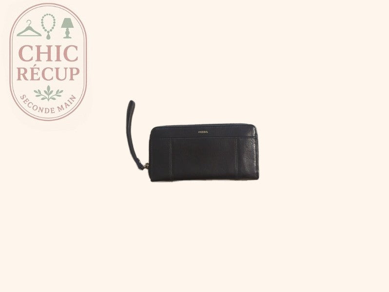 Porte-monnaie - Fossil - Taille Unique - Noir - Sthas-04