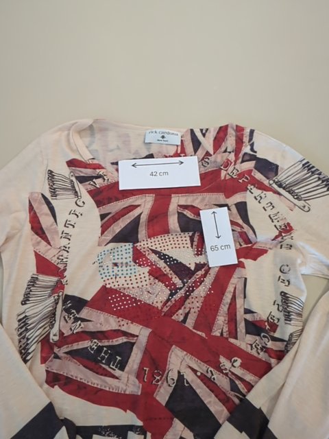 T-shirt - Rick Cardona - S - Crème - Sasch-16