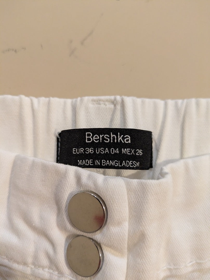 Autre Pantalon Bershka - S - Blanc - Shbad-28