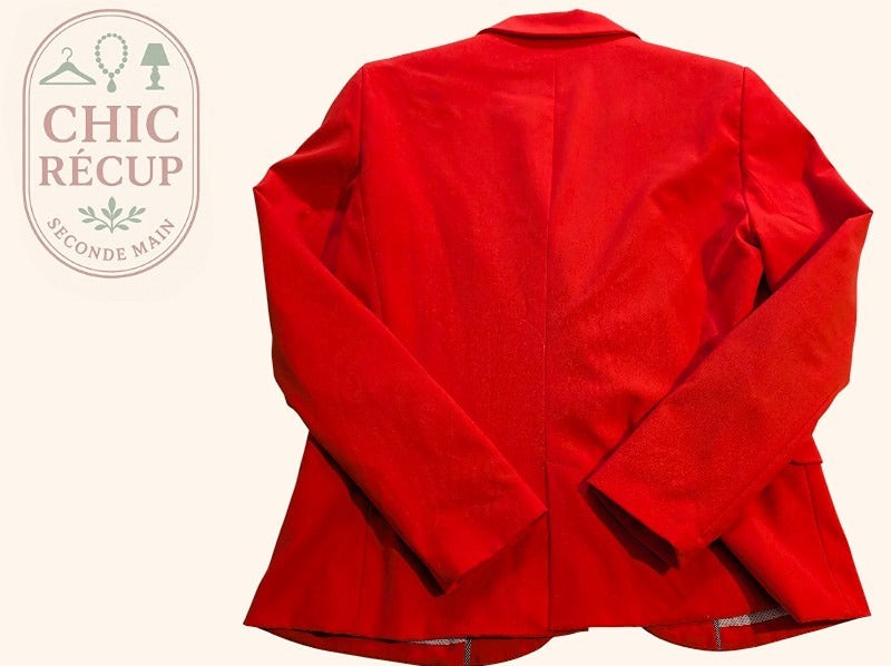 Blazer Stradivarius - Xl - Rouge - Paval-1