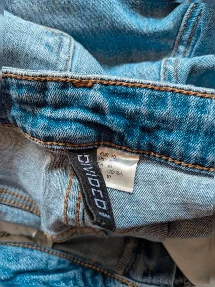 Jeans Skinny H&m - L - Bleu - Luvio-02