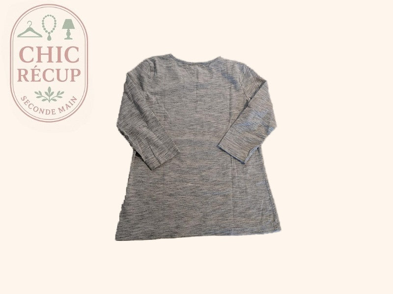 T-shirt manches longues pepperts! - 12 ans - Gris - Tough Girl