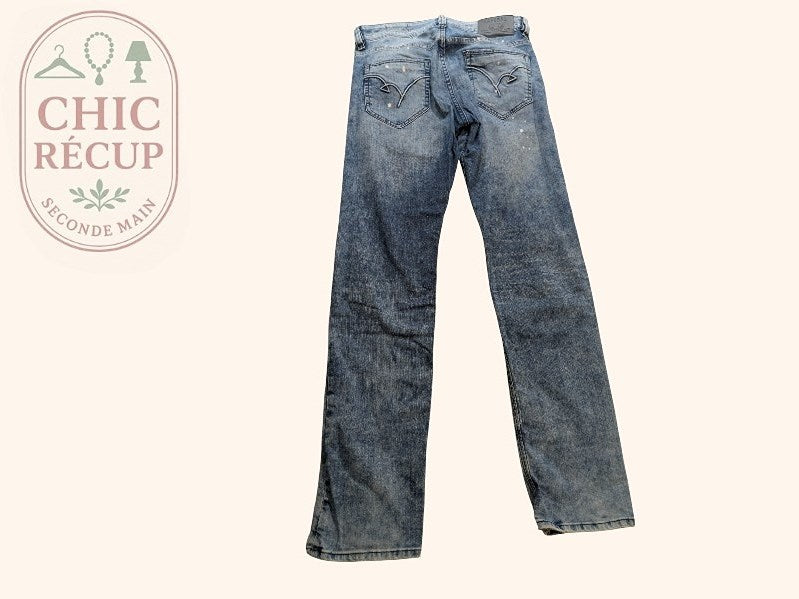 Jeans Coupe Droite Kaporal - L - Bleu Clair - Thgen-3