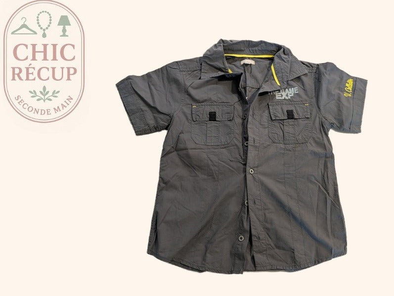 Chemise Manches Courtes Orchestra - 10 Ans - Gris - Mache-51