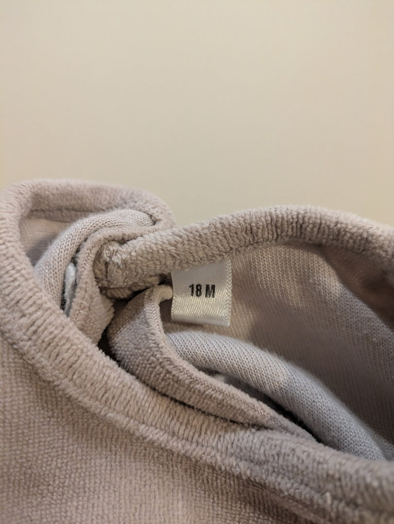 Pyjamas Une Piece Tape à l'œil - 18-24 Mois - Gris - Erbul-88