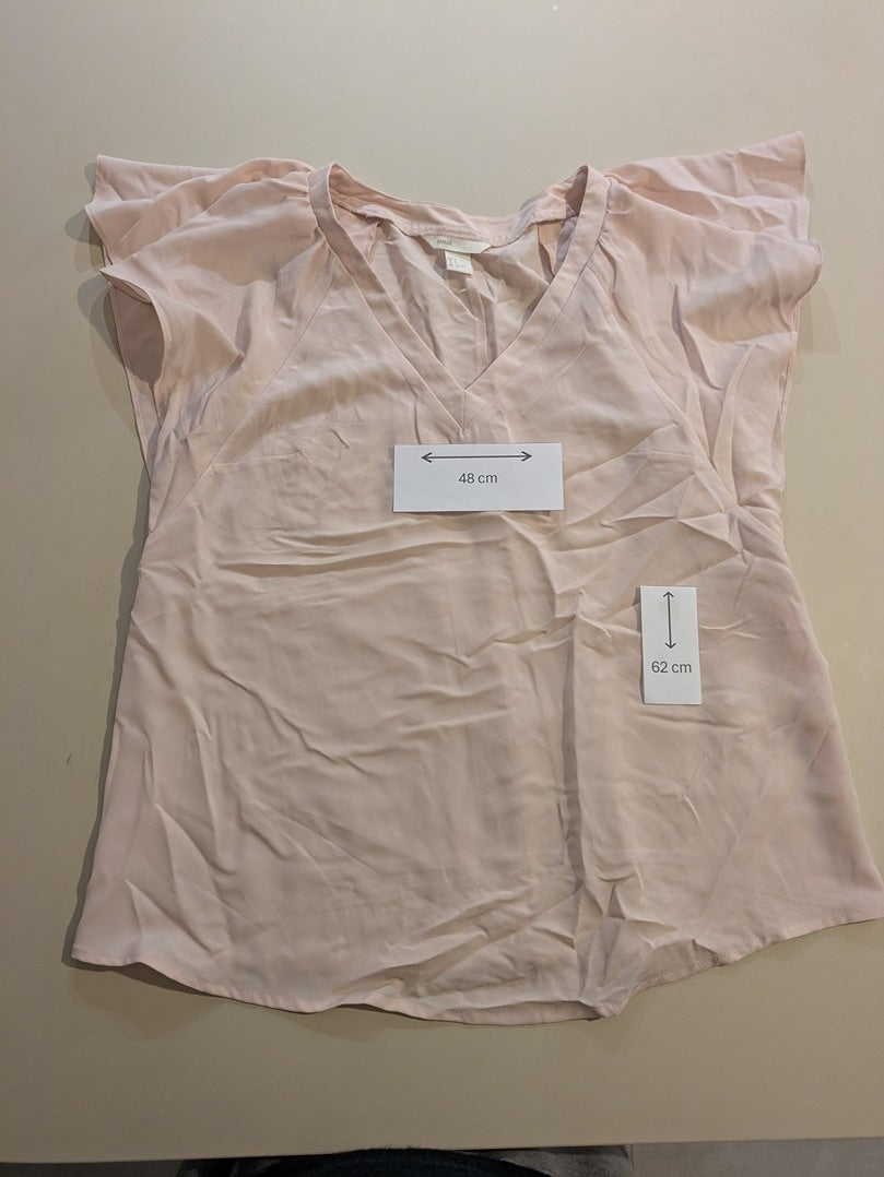 Blouse Manches Courtes H&m - S - Rose - Erbul-96