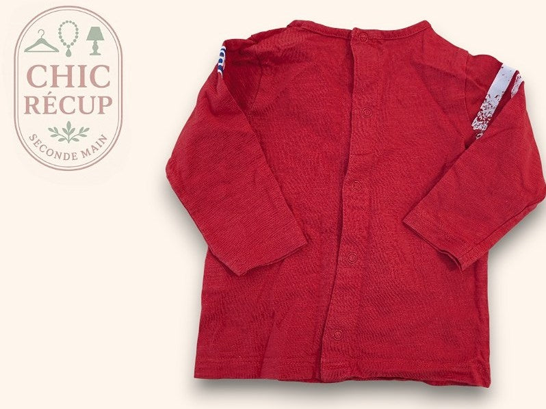 Pull Orchestra - 6-9 Mois / 68 Cm - Rouge - Erbul-12