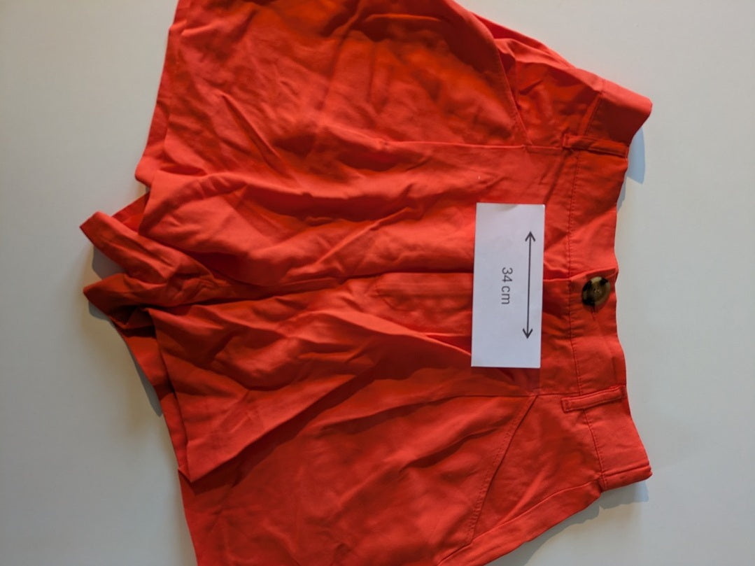 Short Taille Haute Zara - S - Orange - Yuark-03