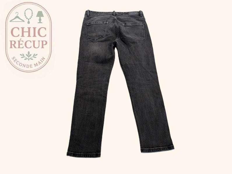 Jeans Coupe Droite Bonobo - M - Gris - Elrio-32