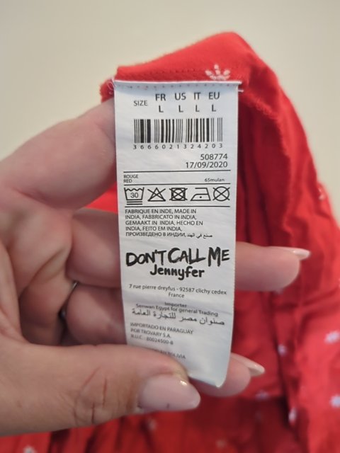 Jupe Midi - Don't Call Me Jennyfer - L - Rouge - Ampri-68