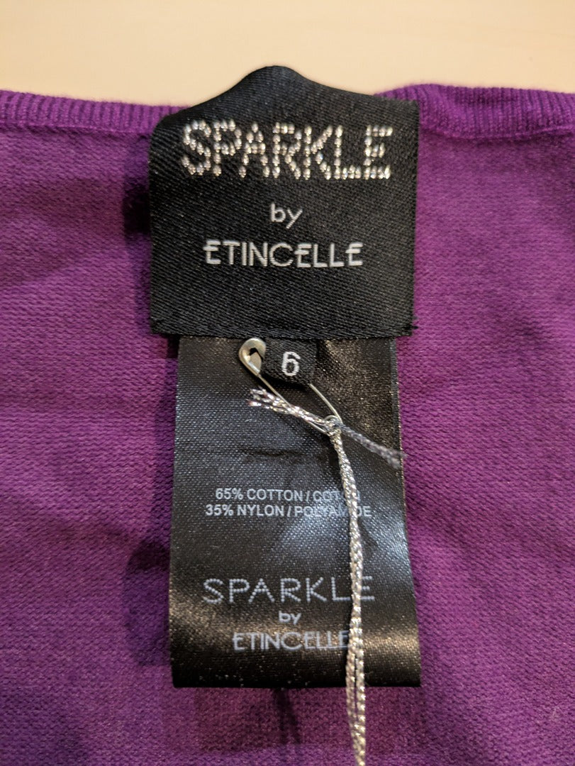 Blouse ¾ Etincelle - Taille 6 - Violet - Labag-211