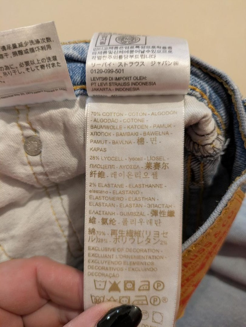 Jeans Coupe Droite Levi's - M - Bleu Clair - Grdec-16