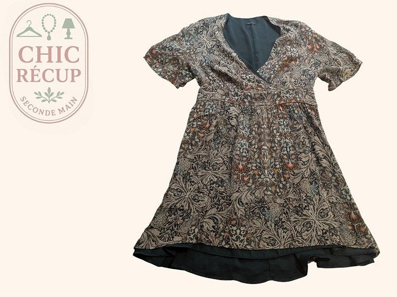 Robe Midi Ikks - 40 - Multicolore - Casor-6