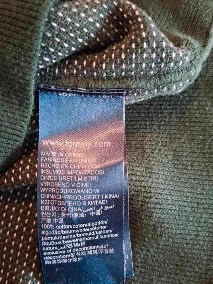 Pull Ras De Cou Tommy Hilfiger - S - Vert Foncé - Ayzan-44